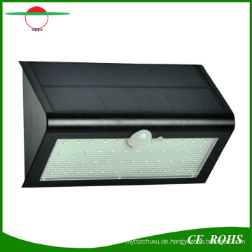 Aktualisierte neue 46LED Bewegungssensor Solar Lights 800lm Hohe Helligkeit 4 in 1 Graden Wand LED-Licht mit LiFePO4 Batterie